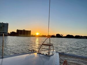 Learning to Bareboat Cruise on a 40-foot Catamaran with Offshore Sailing School