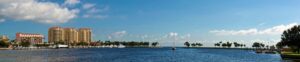 St Petersburg Harbor Skyline