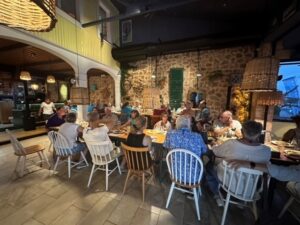 Group Welcome Dinner at nearby restaurant in Lefkas, Greece